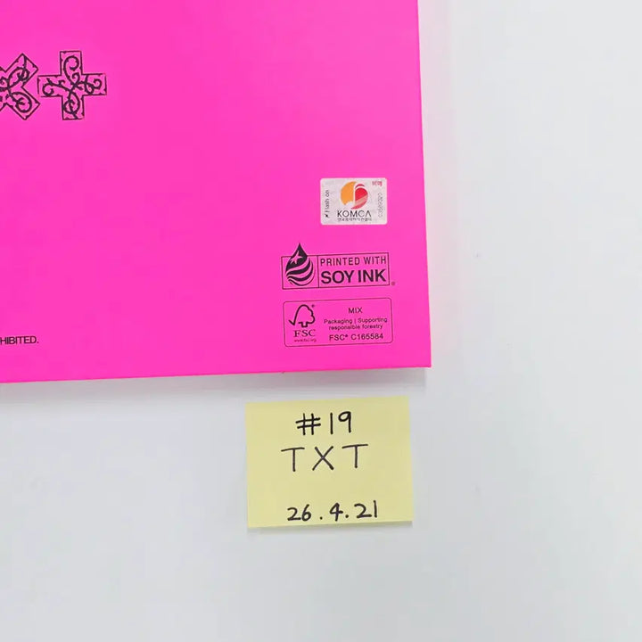 TXT "7TH YEAR: 가시덤불에 잠시 바람이 멈췄을 때 " - Hand Autographed(Signed) Promo Album (2) [26.04.21]