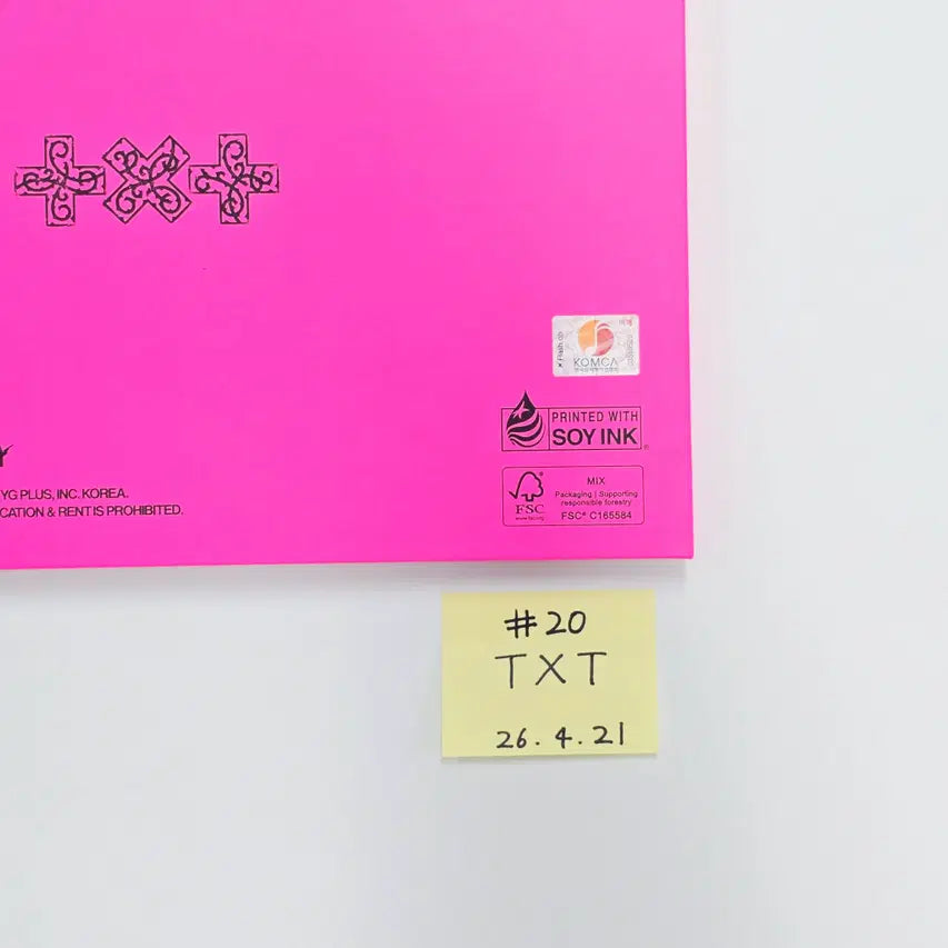 TXT "7TH YEAR: 가시덤불에 잠시 바람이 멈췄을 때 " - Hand Autographed(Signed) Promo Album (2) [26.04.21]
