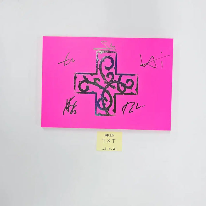 TXT "7TH YEAR: 가시덤불에 잠시 바람이 멈췄을 때 " - Hand Autographed(Signed) Promo Album (2) [26.04.21]