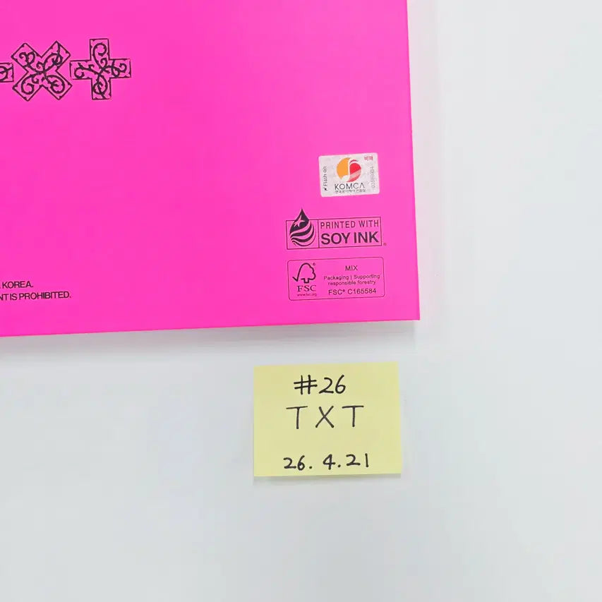 TXT "7TH YEAR: 가시덤불에 잠시 바람이 멈췄을 때 " - Hand Autographed(Signed) Promo Album (2) [26.04.21]