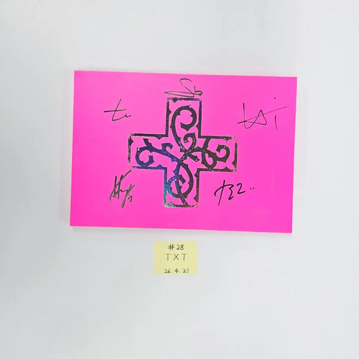 TXT "7TH YEAR: 가시덤불에 잠시 바람이 멈췄을 때 " - Hand Autographed(Signed) Promo Album (2) [26.04.21]