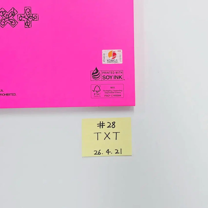 TXT "7TH YEAR: 가시덤불에 잠시 바람이 멈췄을 때 " - Hand Autographed(Signed) Promo Album (2) [26.04.21]