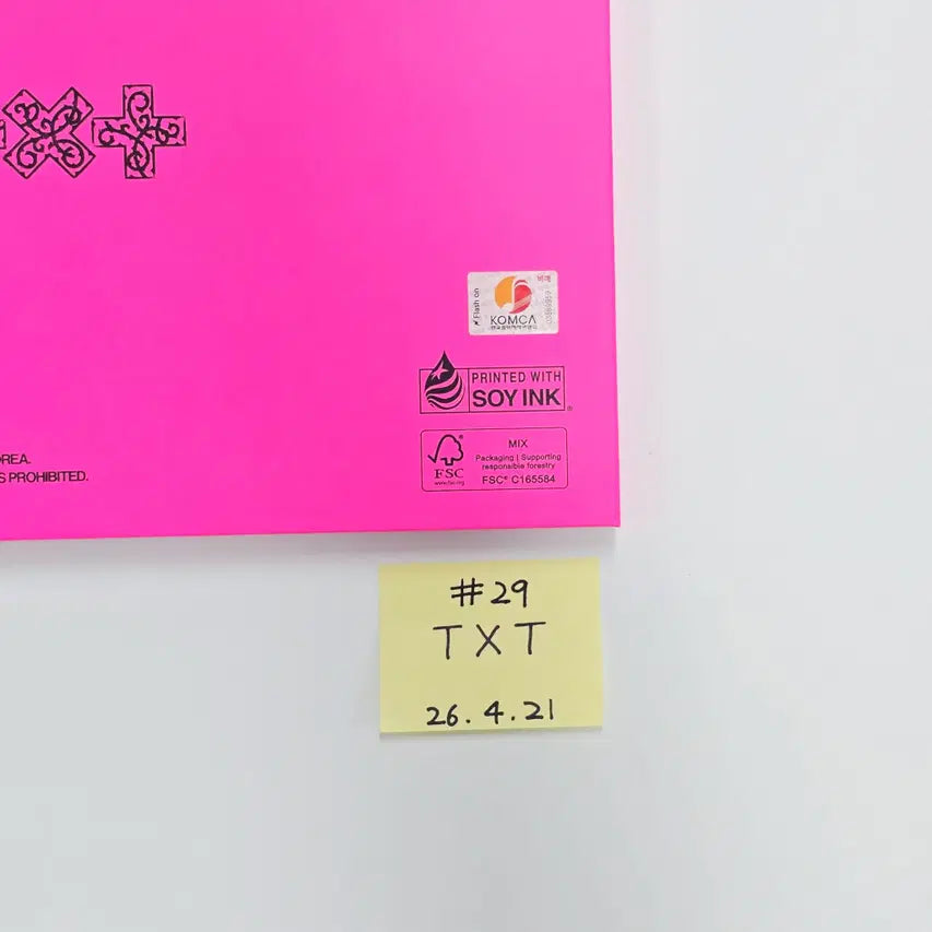 TXT "7TH YEAR: 가시덤불에 잠시 바람이 멈췄을 때 " - Hand Autographed(Signed) Promo Album (2) [26.04.21]