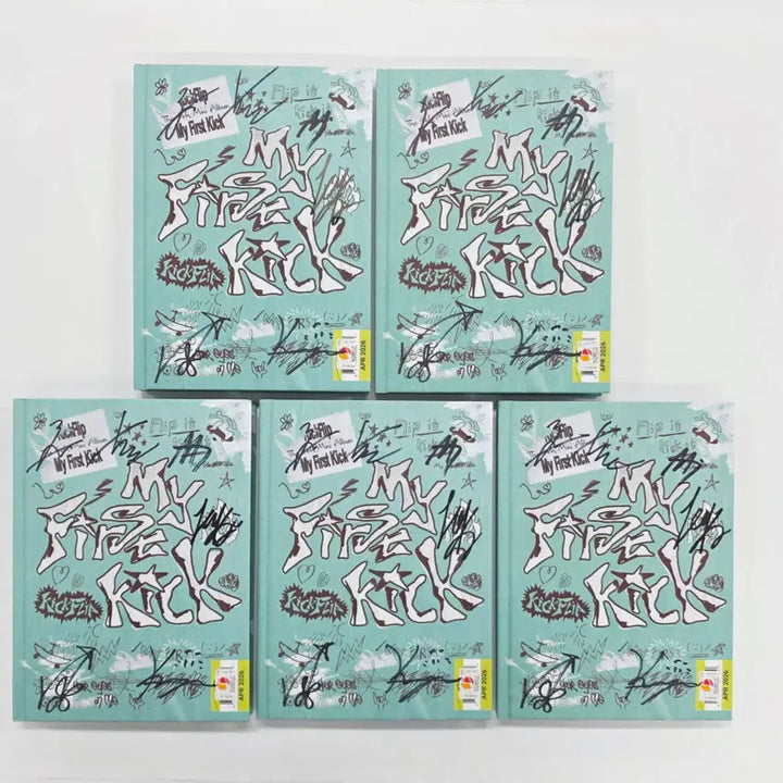 KickFlip "My First Kick" - Hand Autographed(Signed) Promo Album [26.04.21]