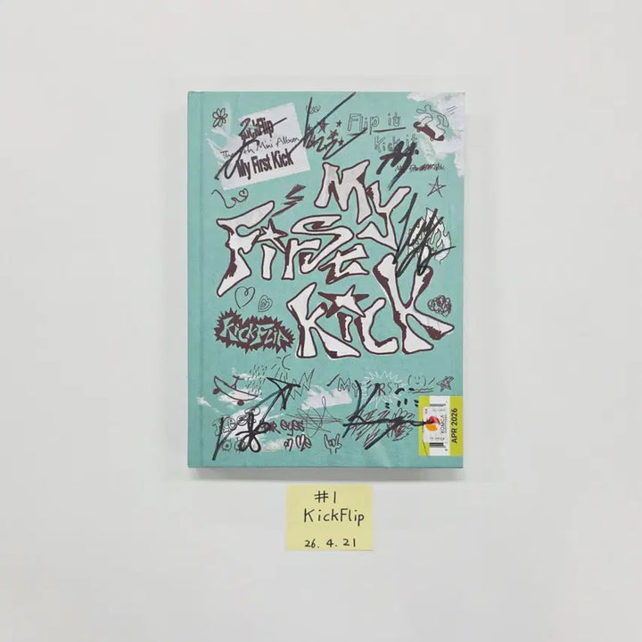 KickFlip "My First Kick" - Hand Autographed(Signed) Promo Album [26.04.21]