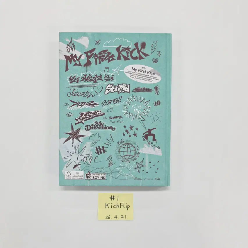 KickFlip "My First Kick" - Hand Autographed(Signed) Promo Album [26.04.21]