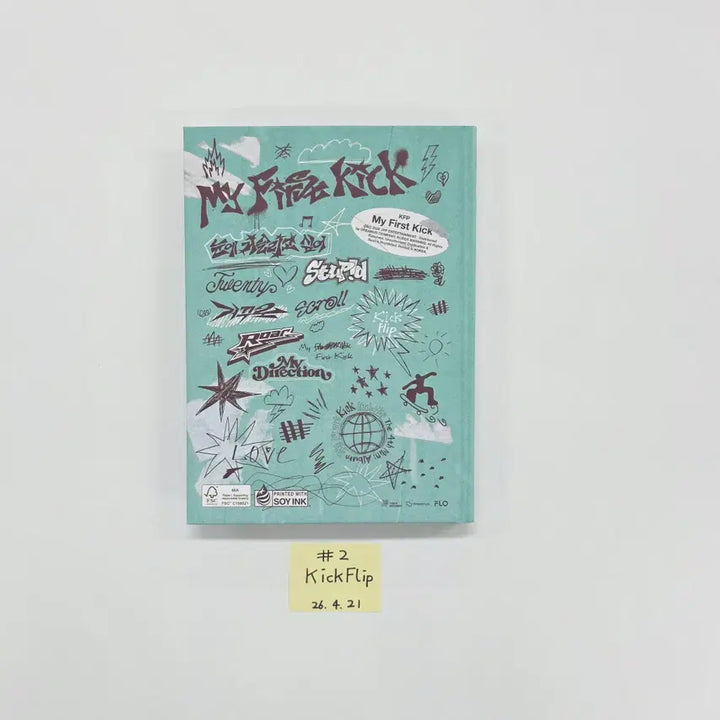 KickFlip "My First Kick" - Hand Autographed(Signed) Promo Album [26.04.21]