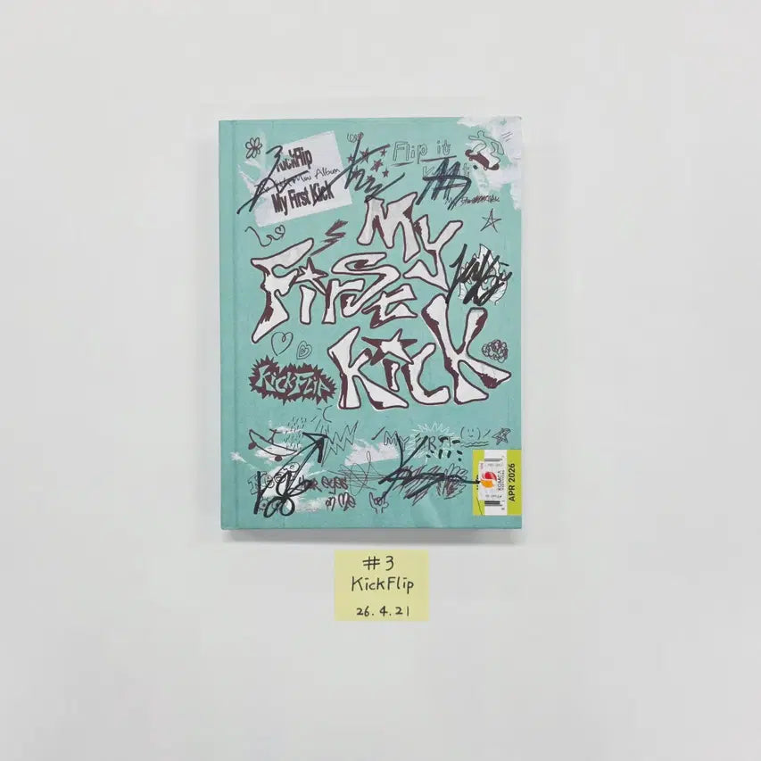 KickFlip "My First Kick" - Hand Autographed(Signed) Promo Album [26.04.21]