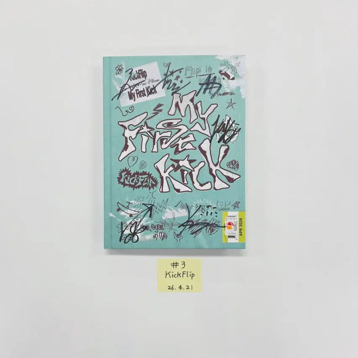 KickFlip "My First Kick" - Hand Autographed(Signed) Promo Album [26.04.21]