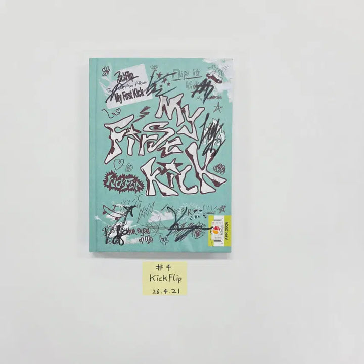 KickFlip "My First Kick" - Hand Autographed(Signed) Promo Album [26.04.21]