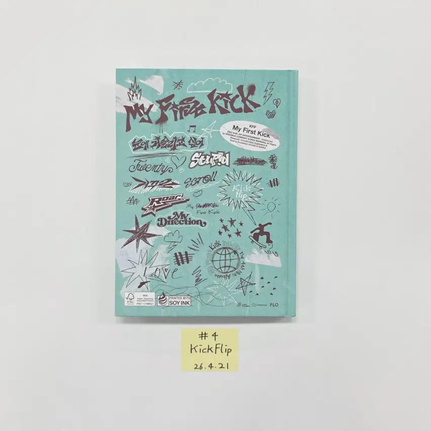 KickFlip "My First Kick" - Hand Autographed(Signed) Promo Album [26.04.21]
