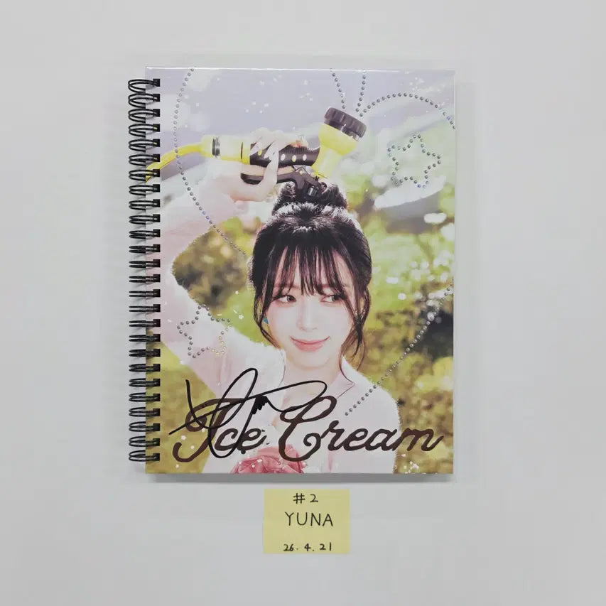 YUNA (of ITZY) "Ice Cream" - Hand Autographed(Signed) Promo Album [26.04.21]