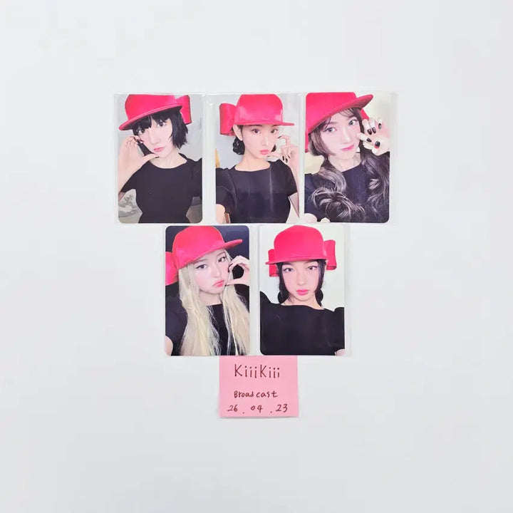 KiiiKiii "Delulu Pack" - Broadcast Photocard Set (5ea) [26.04.23]