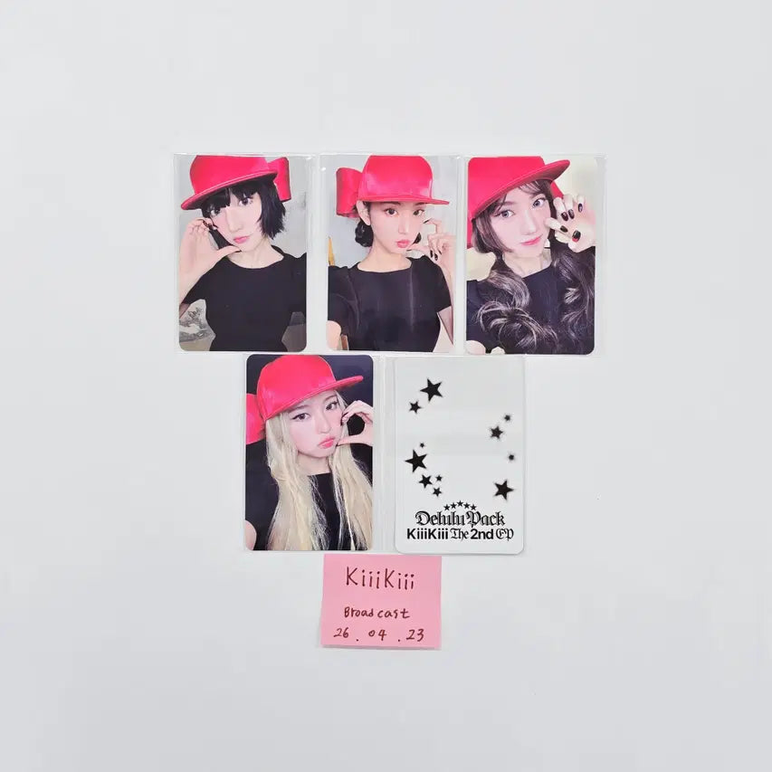 KiiiKiii "Delulu Pack" - Broadcast Photocard Set (5ea) [26.04.23]