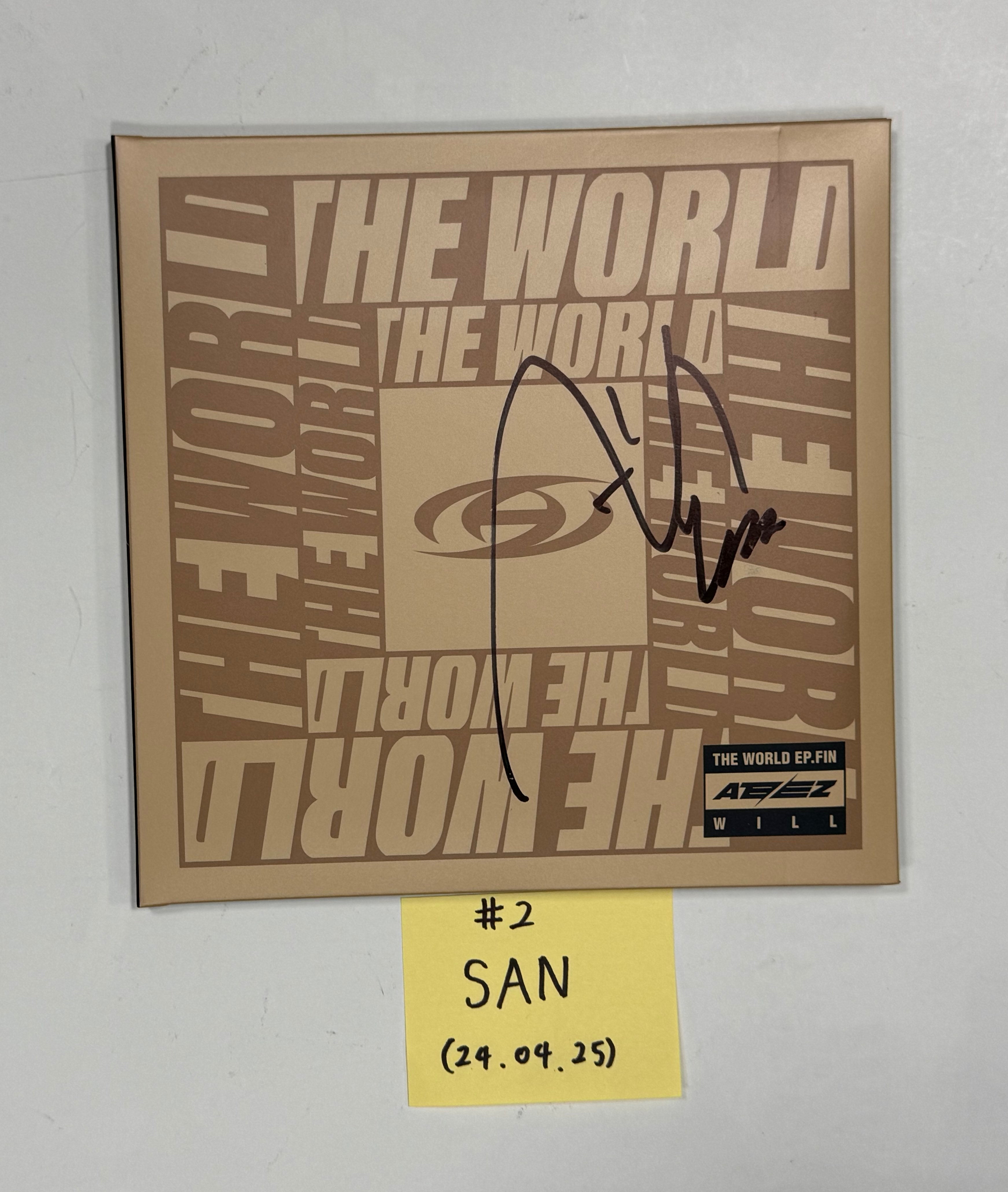 ATEEZ The World EP.1 San Sealed Signed Album buy