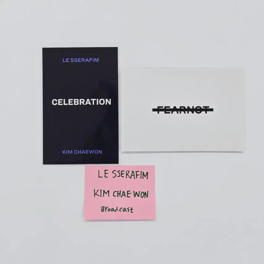 KIM CHAEWON (of Le Sserafim) "CELEBRATION" -  Broadcast Photocard [26.04.28]