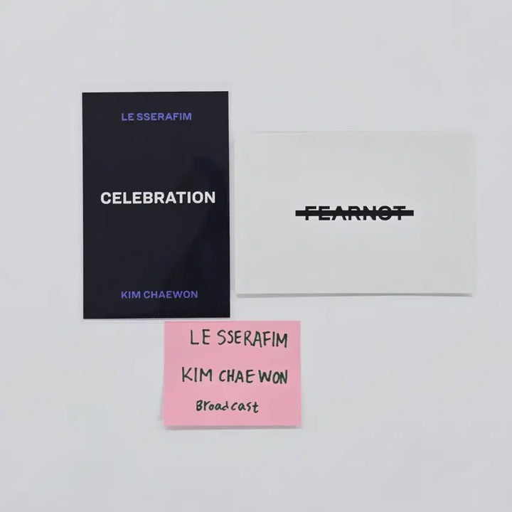 KIM CHAEWON (of Le Sserafim) "CELEBRATION" -  Broadcast Photocard [26.04.28]