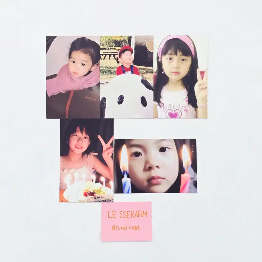 Le Sserafim "CELEBRATION" -  Broadcast Photocard Set (5ea) [26.04.28]