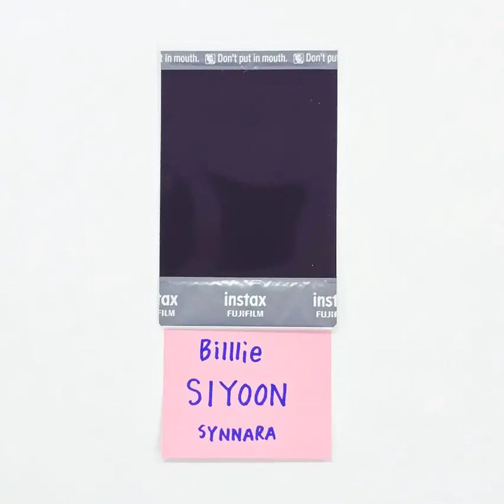 SIYOON (of Billlie) - Hand Autographed(Signed) Polaroid [26.04.28]