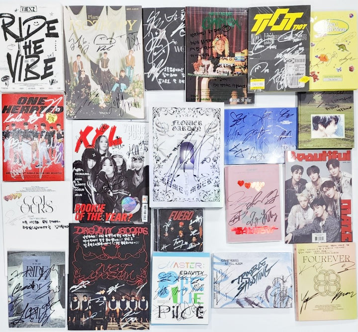 NCT Dream, Day 6, Xdinary Heroes, NEXZ, Hui, The New Six, ONF, The Wind, Doyoung, Cravity, Solar - Hand Autographed(Signed) Promo Album [24.8.28]