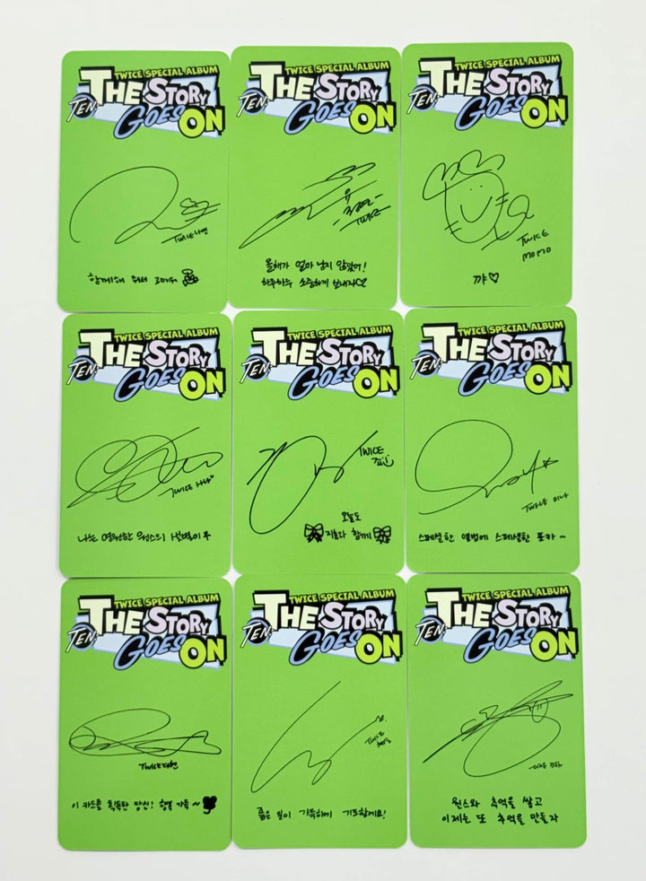 TWICE "TEN: The Story Goes On" - Official Photocard (EPISODE Ver.) [25.10.21]