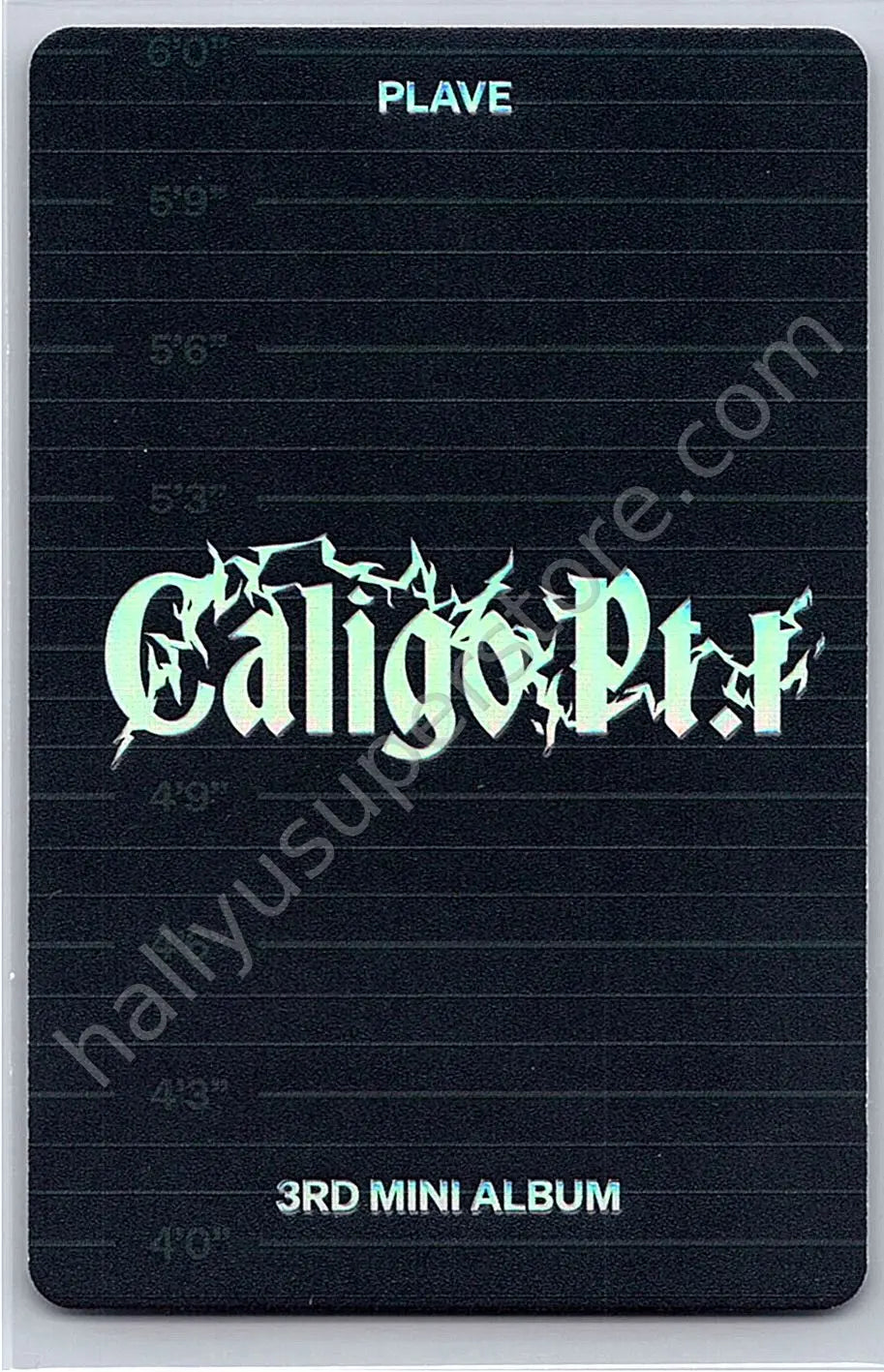 PLAVE - Eunho - Caligo Pt.1 fugitive version starshard photocard
