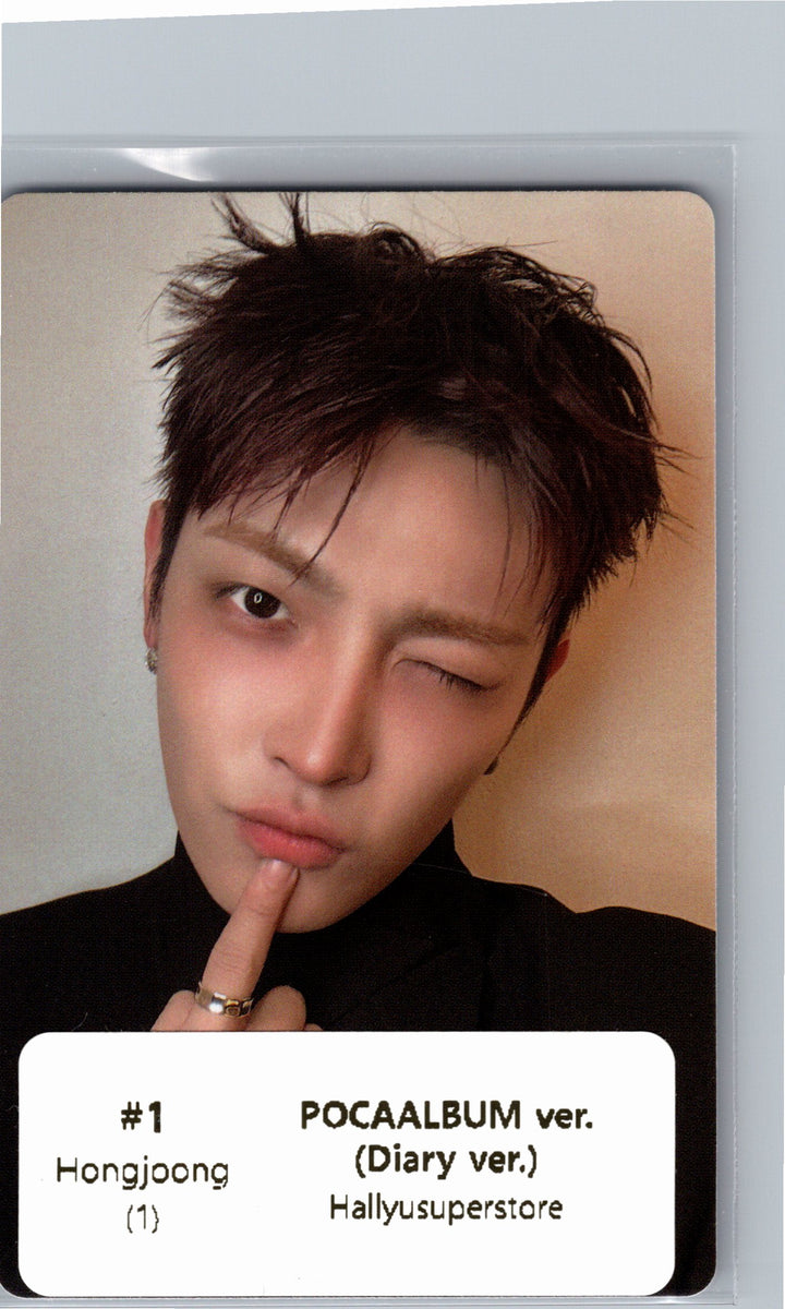 ATEEZ "GOLDEN HOUR : Part.5" - Official Photocard (POCAALBUM ver.)(Diary ver.) [26.06.26]
