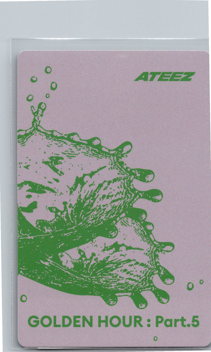 ATEEZ "GOLDEN HOUR : Part.5" - Official Photocard (POCAALBUM ver.)(Diary ver.) [26.06.26]