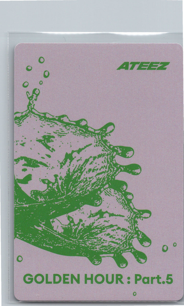 ATEEZ "GOLDEN HOUR : Part.5" - Official Photocard (POCAALBUM ver.)(Diary ver.) [26.06.26]
