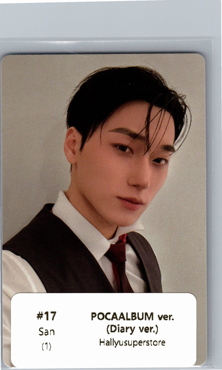 ATEEZ "GOLDEN HOUR : Part.5" - Official Photocard (POCAALBUM ver.)(Diary ver.) [26.06.26]