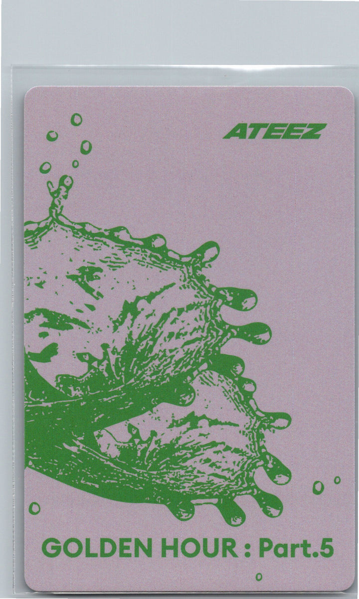 ATEEZ "GOLDEN HOUR : Part.5" - Official Photocard (POCAALBUM ver.)(Diary ver.) [26.06.26]