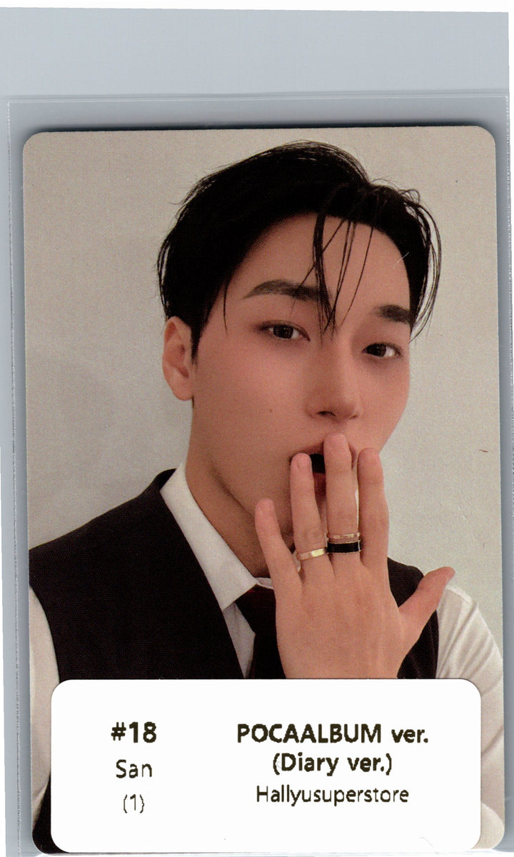 ATEEZ "GOLDEN HOUR : Part.5" - Official Photocard (POCAALBUM ver.)(Diary ver.) [26.06.26]