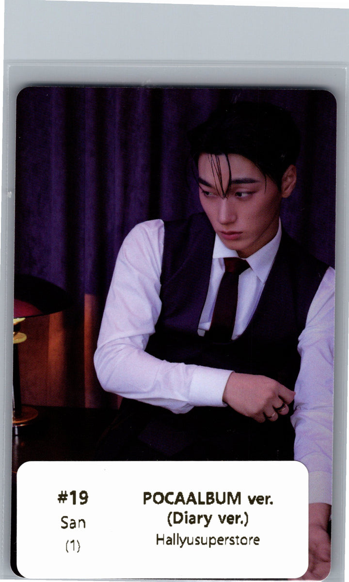 ATEEZ "GOLDEN HOUR : Part.5" - Official Photocard (POCAALBUM ver.)(Diary ver.) [26.06.26]