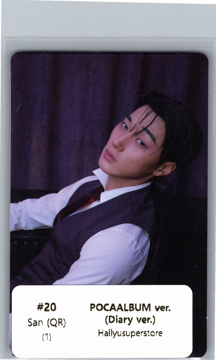 ATEEZ "GOLDEN HOUR : Part.5" - Official Photocard (POCAALBUM ver.)(Diary ver.) [26.06.26]