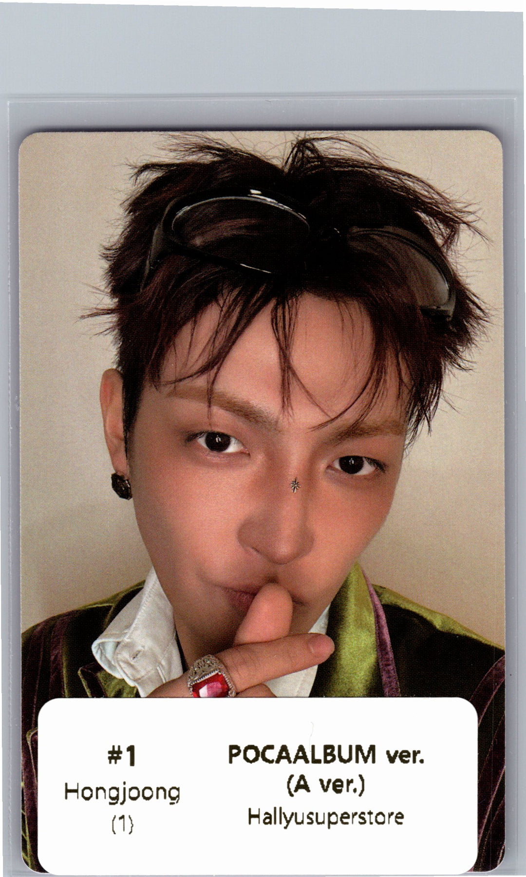 ATEEZ "GOLDEN HOUR : Part.5" - Official Photocard (POCAALBUM ver.)(A ver.) [26.06.26]