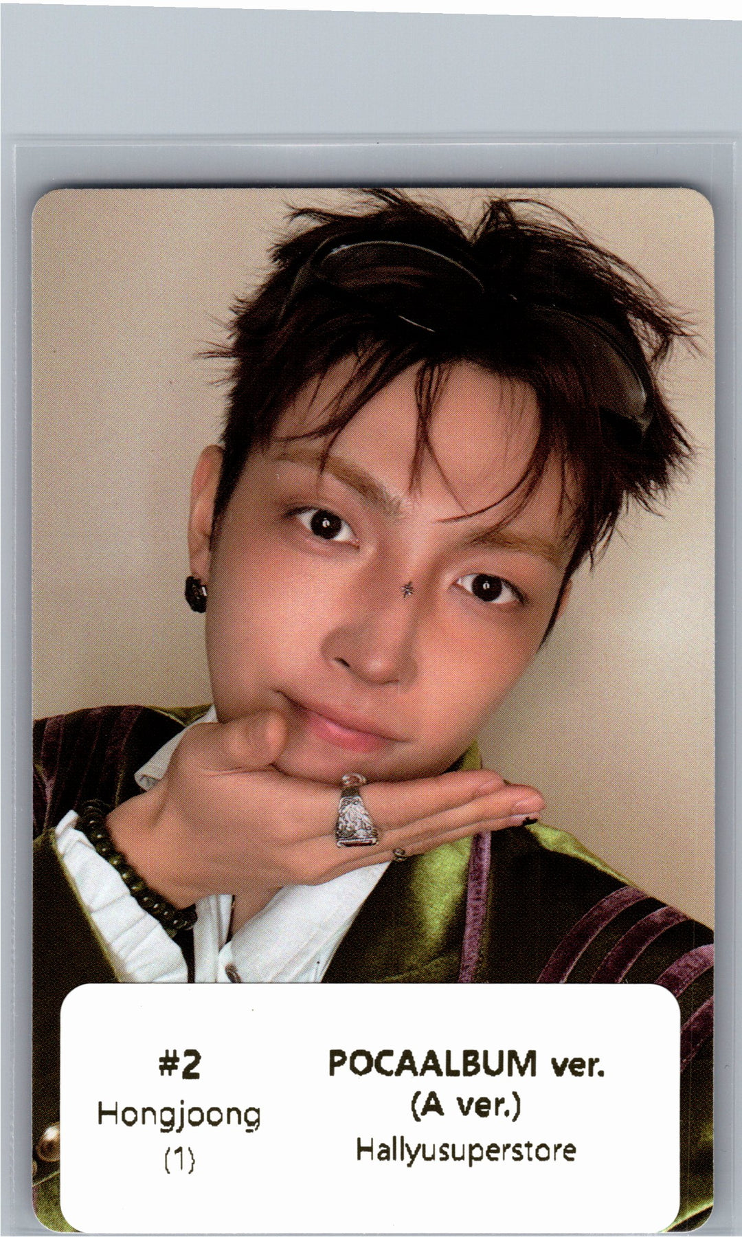 ATEEZ "GOLDEN HOUR : Part.5" - Official Photocard (POCAALBUM ver.)(A ver.) [26.06.26]