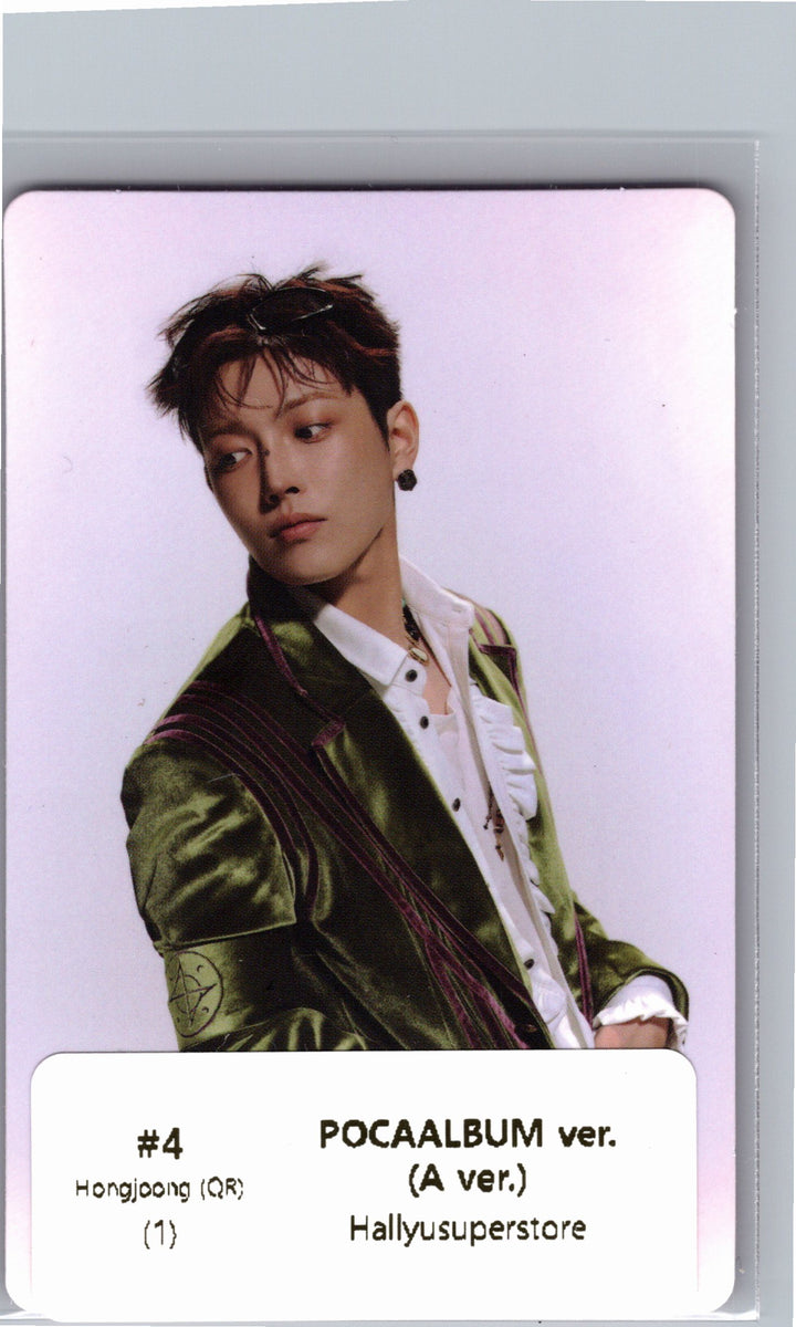 ATEEZ "GOLDEN HOUR : Part.5" - Official Photocard (POCAALBUM ver.)(A ver.) [26.06.26]