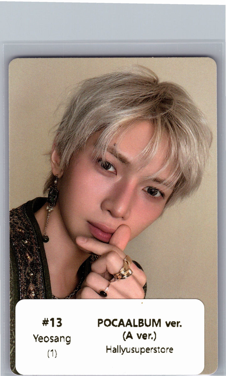 ATEEZ "GOLDEN HOUR : Part.5" - Official Photocard (POCAALBUM ver.)(A ver.) [26.06.26]