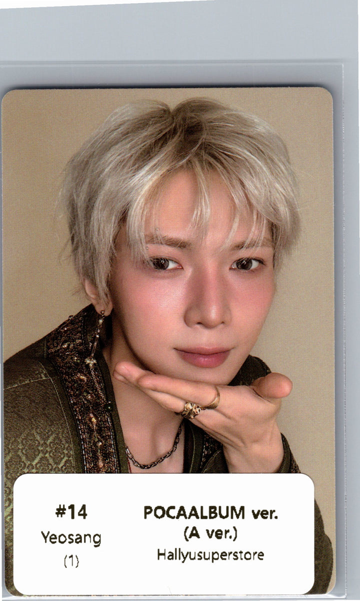 ATEEZ "GOLDEN HOUR : Part.5" - Official Photocard (POCAALBUM ver.)(A ver.) [26.06.26]
