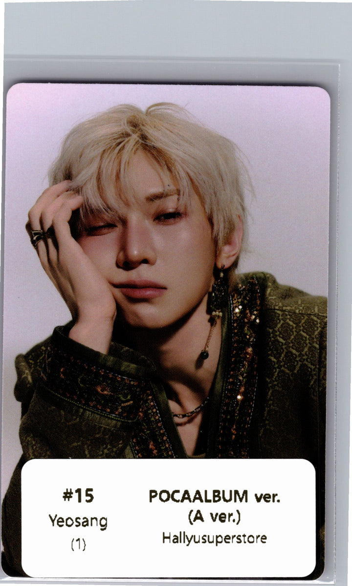 ATEEZ "GOLDEN HOUR : Part.5" - Official Photocard (POCAALBUM ver.)(A ver.) [26.06.26]