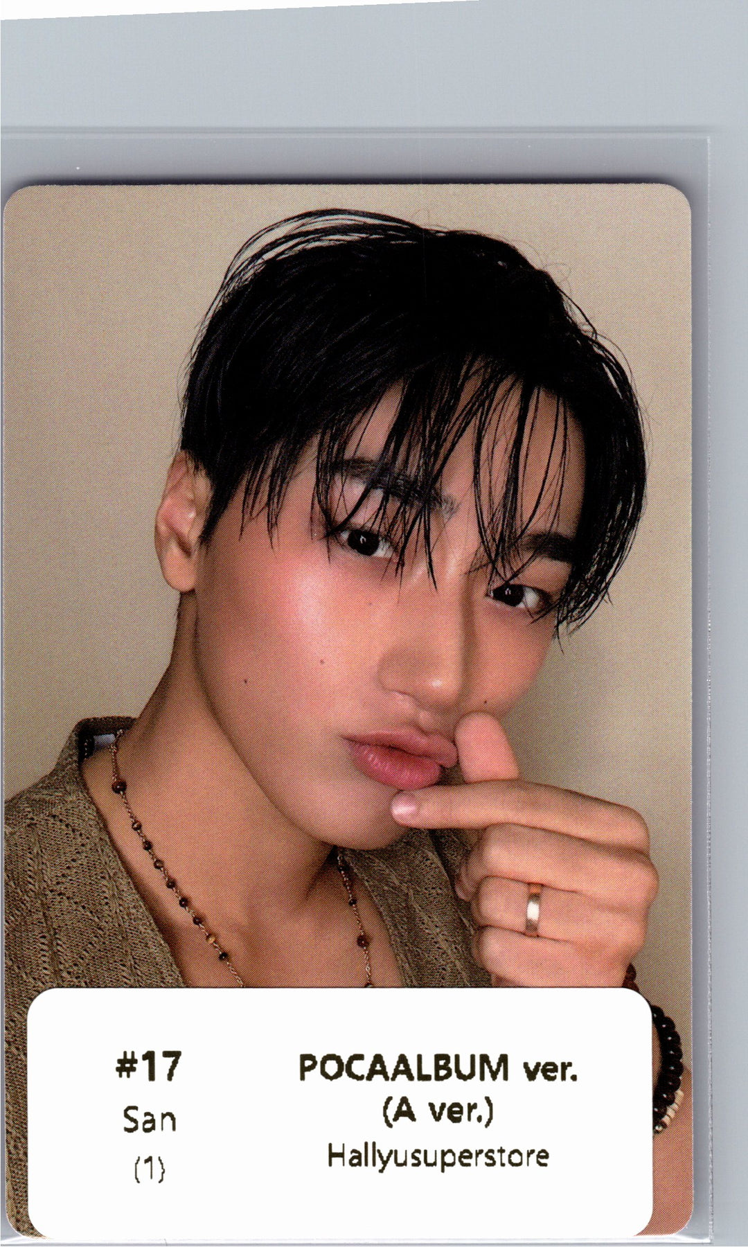 ATEEZ "GOLDEN HOUR : Part.5" - Official Photocard (POCAALBUM ver.)(A ver.) [26.06.26]