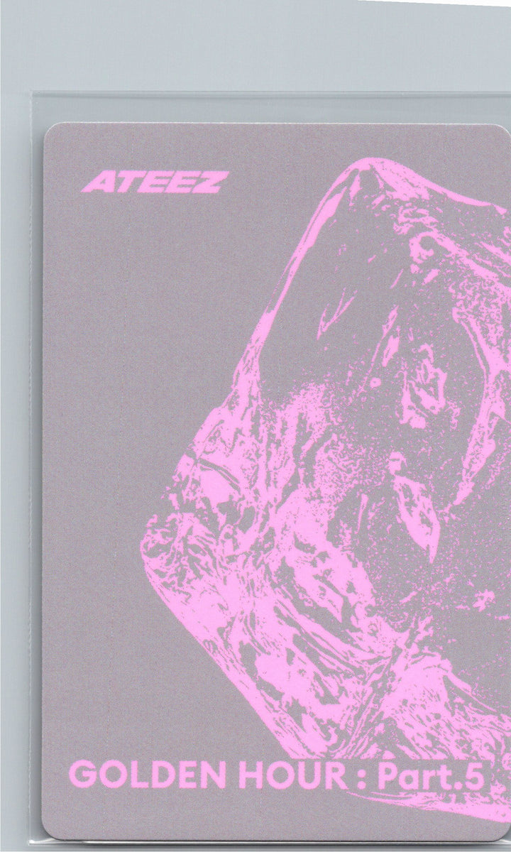 ATEEZ "GOLDEN HOUR : Part.5" - Official Photocard (POCAALBUM ver.)(A ver.) [26.06.26]