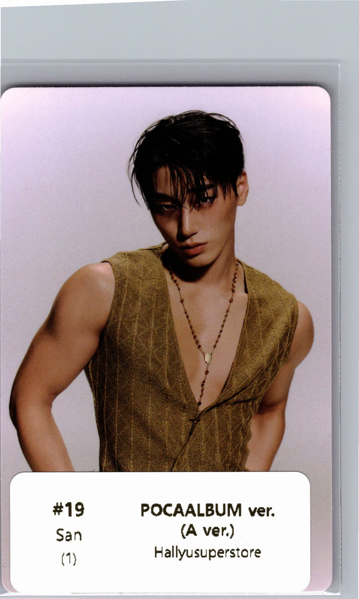 ATEEZ "GOLDEN HOUR : Part.5" - Official Photocard (POCAALBUM ver.)(A ver.) [26.06.26]