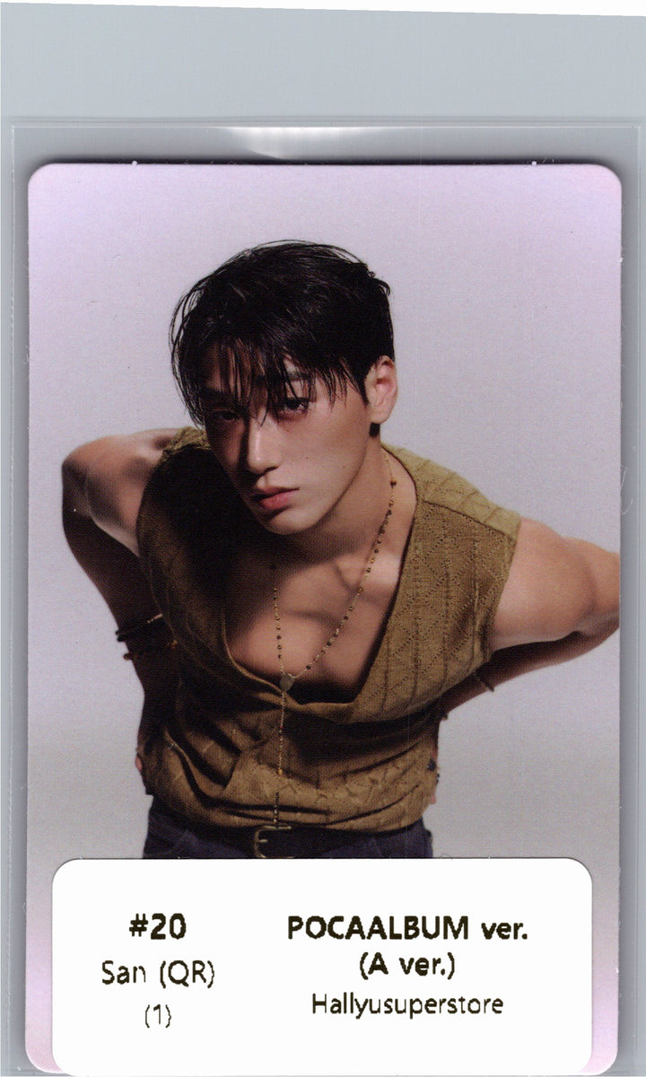 ATEEZ "GOLDEN HOUR : Part.5" - Official Photocard (POCAALBUM ver.)(A ver.) [26.06.26]