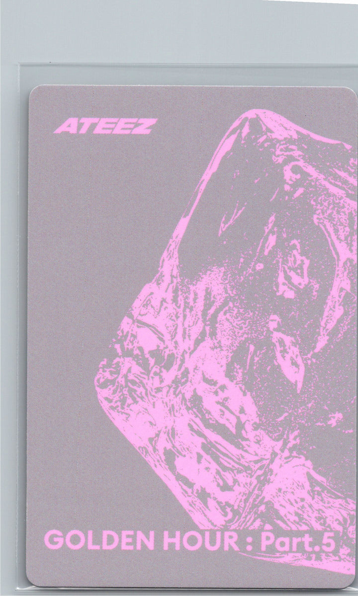 ATEEZ "GOLDEN HOUR : Part.5" - Official Photocard (POCAALBUM ver.)(A ver.) [26.06.26]