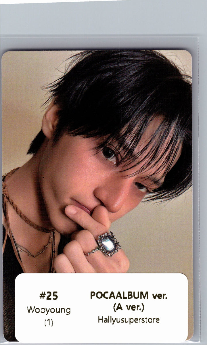 ATEEZ "GOLDEN HOUR : Part.5" - Official Photocard (POCAALBUM ver.)(A ver.) [26.06.26]