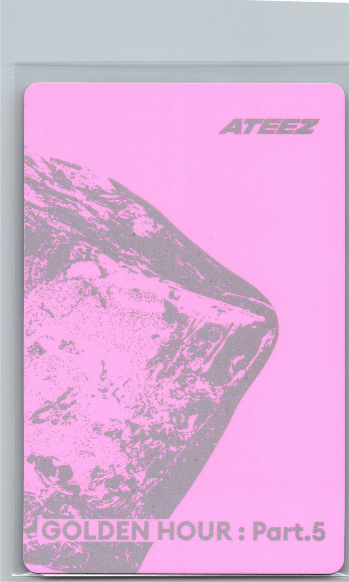 ATEEZ "GOLDEN HOUR : Part.5" - Official Photocard (POCAALBUM ver.)(A ver.) [26.06.26]