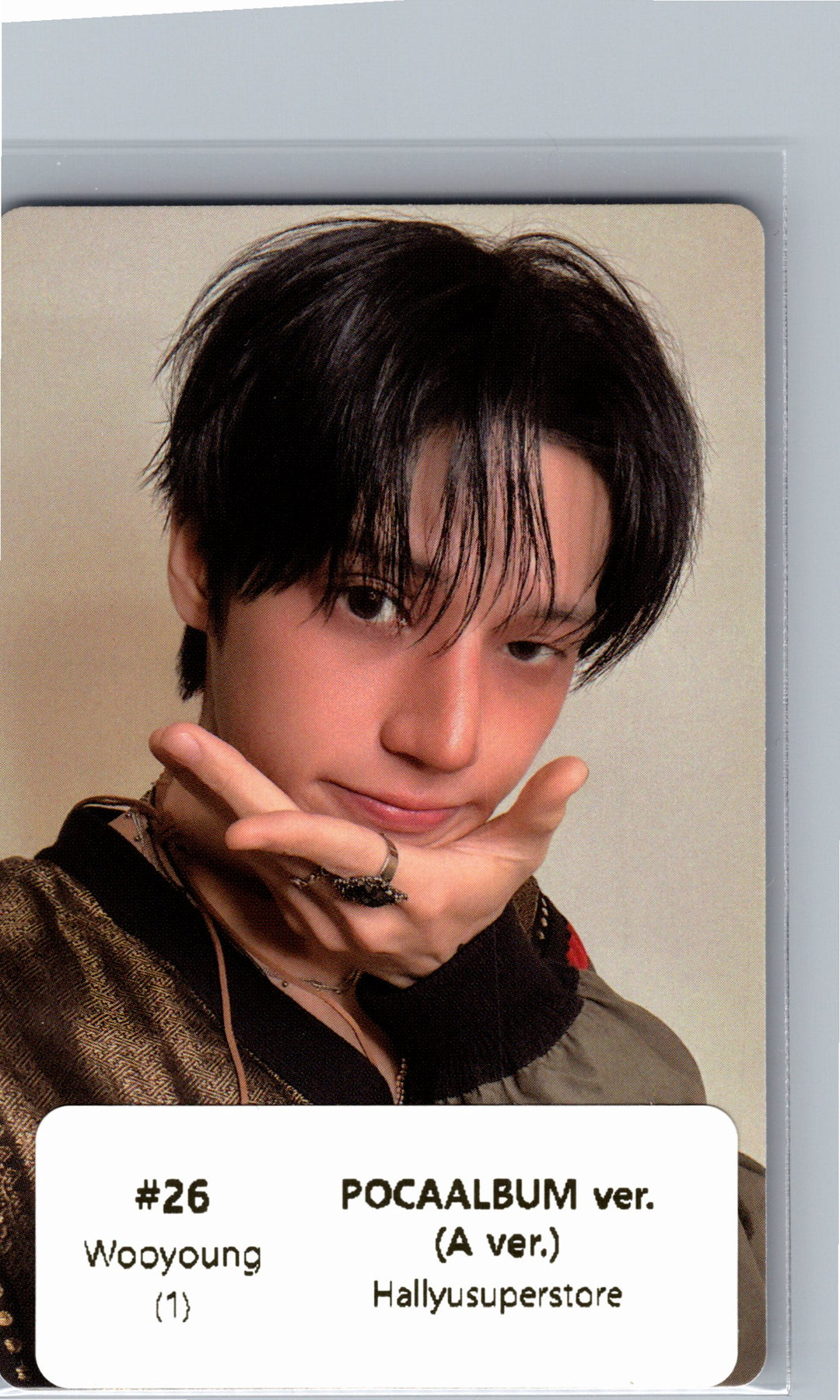 ATEEZ "GOLDEN HOUR : Part.5" - Official Photocard (POCAALBUM ver.)(A ver.) [26.06.26]