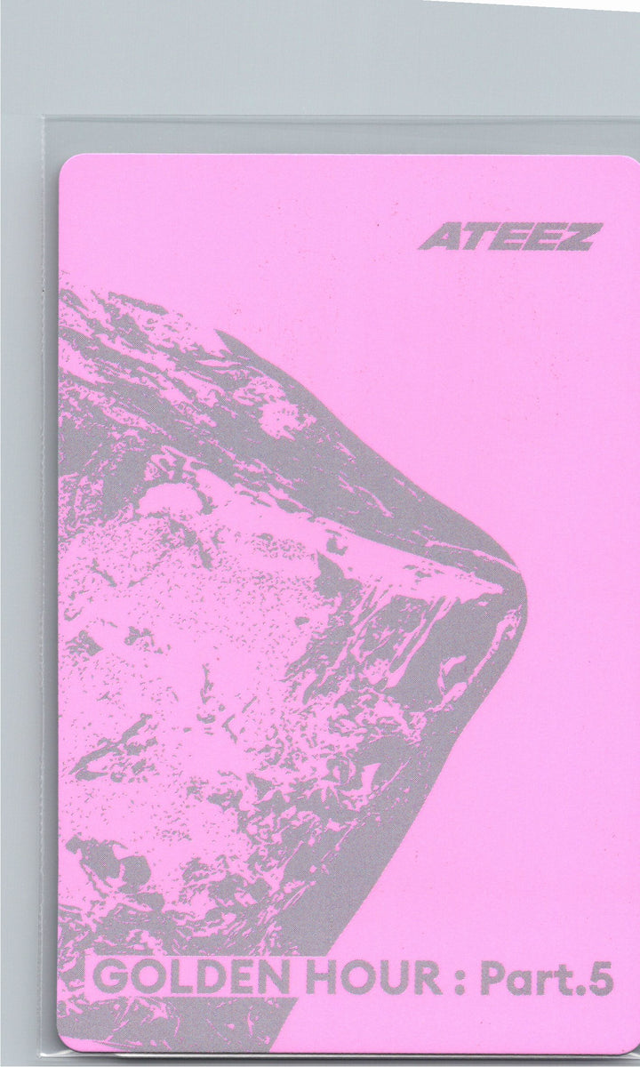 ATEEZ "GOLDEN HOUR : Part.5" - Official Photocard (POCAALBUM ver.)(A ver.) [26.06.26]