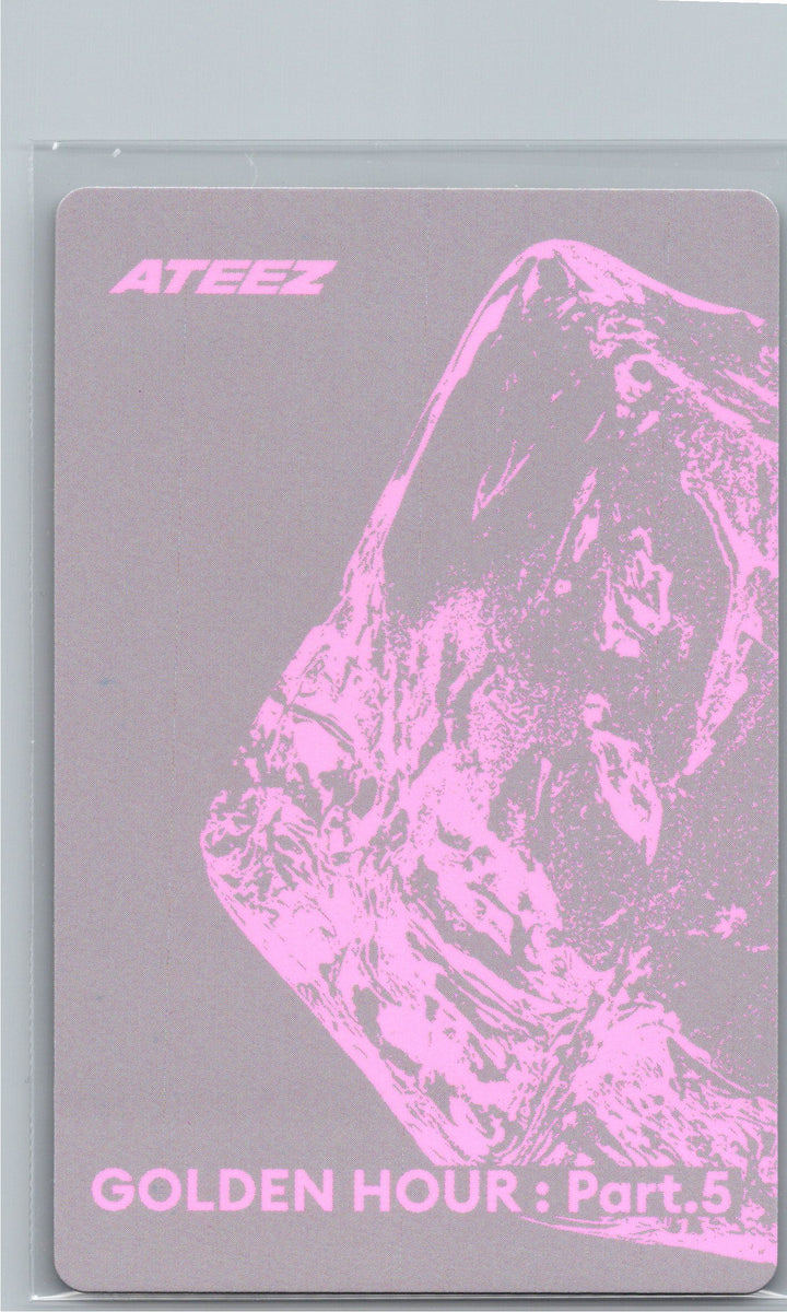 ATEEZ "GOLDEN HOUR : Part.5" - Official Photocard (POCAALBUM ver.)(A ver.) [26.06.26]